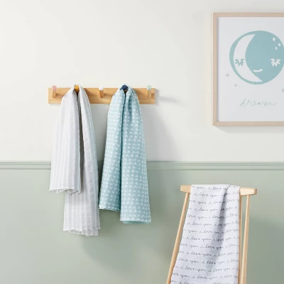 Muslin Swaddle Blanket I Love You 3pk - Cloud Island™ Black/White 3 Muslin Swaddle Blanket I Love You 3pk - Cloud Island™ Black/White