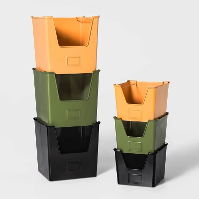 Metal Stackable Kids' Storage - Pillowfort™ 6 Metal Stackable Kids' Storage - Pillowfort™ - Image 4