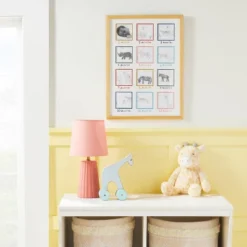 Milestone 4" X 4" Image Opening Picture Frame - Multi Bright With Natural Frame - Cloud Islandâ˘