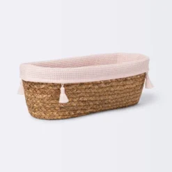 Natural Weave Oval Storage Bin With Waffle Weave Liner - Cloud Island™ 11 Natural Weave Oval Storage Bin With Waffle Weave Liner - Cloud Island™ -Baby Products Store GUEST 1e6641ca 4f0e 49c7 9393 e36b79ebf5a7