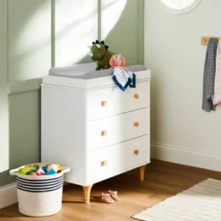 Changing Pad Cover Gray - Cloud Islandā¢