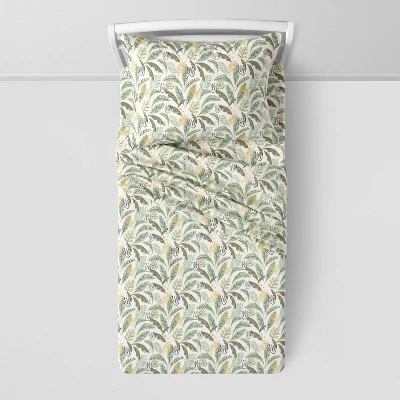 Botanical Cotton Kids' Sheet Set - Pillowfort™ 3 Botanical Cotton Kids' Sheet Set - Pillowfort™