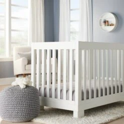 Polyester Rayon Fitted Crib Sheet - Solid Gray - Cloud Islandâ˘