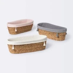 Natural Weave Oval Storage Bin With Waffle Weave Liner - Cloud Island™ 9 Natural Weave Oval Storage Bin With Waffle Weave Liner - Cloud Island™ -Baby Products Store GUEST 290cd034 f4d7 4299 823d 2ffe34079b0e