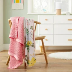 Waffle Blanket - Cloud Island⢠Coral