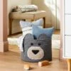 Decorative Basket - Cloud Island™ XL Coiled Bear Face Gray 1 Decorative Basket - Cloud Island™ XL Coiled Bear Face Gray -Baby Products Store GUEST 43691f8b 9dd5 4014 86fd ad39d59972c2