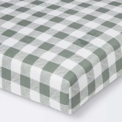 Fitted Crib Sheet - Cloud Island™ Green Gingham 11 Fitted Crib Sheet - Cloud Island™ Green Gingham -Baby Products Store GUEST 5bd2223d 6a5c 4e0e 862c 634f34f86d56