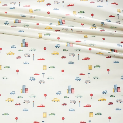 City Cars Cotton Kids' Sheet Set - Pillowfort™ 5 City Cars Cotton Kids' Sheet Set - Pillowfort™ - Image 3