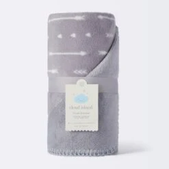 Plush Baby Blanket - Gray Arrows - Cloud Island™ 7 Plush Baby Blanket - Gray Arrows - Cloud Island™ -Baby Products Store GUEST 6a4f9aea 8785 4fe2 87f0 7477c2a902f9