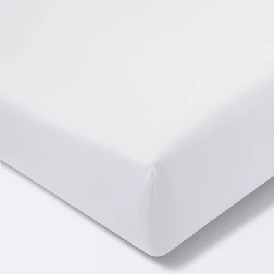 Fitted Crib Sheet Solid - Cloud Island™ White 7 Fitted Crib Sheet Solid - Cloud Island™ White - Image 5