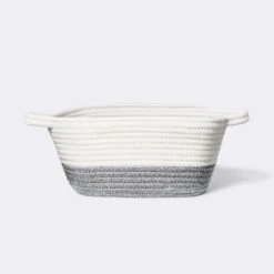 Square Coiled Rope Bin With Color Band - Cloud Island™ 8 Square Coiled Rope Bin With Color Band - Cloud Island™ -Baby Products Store GUEST 98ecb9e4 a743 413d 90b2 3c7410fd4153