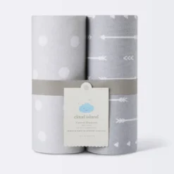 Flannel Swaddle Baby Blankets - Gray Arrows And Dots - 2pk - Cloud Island™ 7 Flannel Swaddle Baby Blankets - Gray Arrows And Dots - 2pk - Cloud Island™ -Baby Products Store GUEST 9b6b1c43 3b3f 46ed ab75 85ac8db825d9