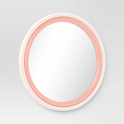 Two Tone Layered Circle Kids' Mirror Pink - Pillowfort™ 4 Two Tone Layered Circle Kids' Mirror Pink - Pillowfort™ - Image 2