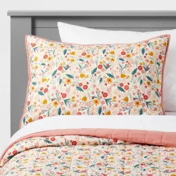 Floral Cotton Reversible Kids' Sham - Pillowfortâ˘