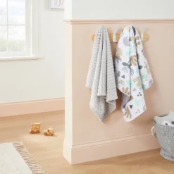 Plush Embossed Baby Blanket Chevron - Cloud Island⢠Gray - 100 Each