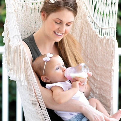 Chicco Duo Newborn Hybrid Baby Bottle Gift Set With Invinci-Glass Inside/Plastic Outside- Pink - 8pc 8 Chicco Duo Newborn Hybrid Baby Bottle Gift Set With Invinci-Glass Inside/Plastic Outside- Pink - 8pc - Image 6