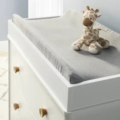 Muslin Changing Pad Cover - Gray - Cloud Islandā¢