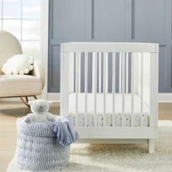 Polyester Rayon Jersey Fitted Crib Sheet - Cloud Island⢠Multi Dot