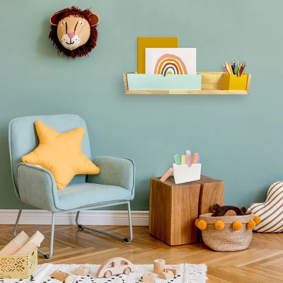 Modular Kids' Shelf With 3 Storage Boxes - Pillowfort™ 6 Modular Kids' Shelf With 3 Storage Boxes - Pillowfort™ - Image 4