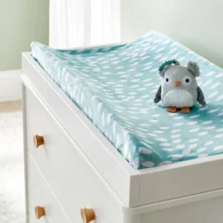 Changing Pad Cover - Cloud Island⢠School Of Fish