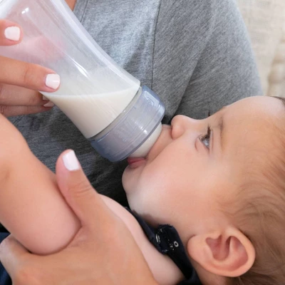 Chicco Duo Newborn Hybrid Baby Bottle Gift Set With Invinci-Glass Inside/Plastic Outside- Pink - 8pc 7 Chicco Duo Newborn Hybrid Baby Bottle Gift Set With Invinci-Glass Inside/Plastic Outside- Pink - 8pc - Image 5