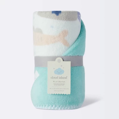 Plush Baby Blanket - Fish - Cloud Island™ 5 Plush Baby Blanket - Fish - Cloud Island™ - Image 3