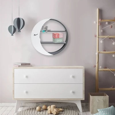 Decorative Wall Shelf - Cloud Island™ Moon Shelf 6 Decorative Wall Shelf - Cloud Island™ Moon Shelf - Image 4