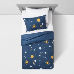 Space Cotton Kids' Comforter Set Navy - Pillowfort™ 8 Space Cotton Kids' Comforter Set Navy - Pillowfort™ -Baby Products Store GUEST f8797319 3914 4a2f 9782 d84cf594aa32