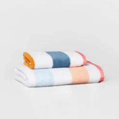 Striped Kids’ Towel With SILVADUR™ Antimicrobial Technology - Pillowfort™ -Baby Products Store GUEST fabda123 5e65 422b 9285 e2292cc17f70
