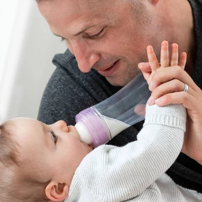 Chicco Duo Newborn Hybrid Baby Bottle Gift Set With Invinci-Glass Inside/Plastic Outside- Pink - 8pc 6 Chicco Duo Newborn Hybrid Baby Bottle Gift Set With Invinci-Glass Inside/Plastic Outside- Pink - 8pc - Image 4