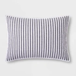 Chambray Striped Kids' Sham - Pillowfort™ -Baby Products Store GUEST fb526645 755a 4412 920a 59597bab4dd7
