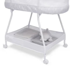 Delta Children Curve Bassinet - White And Gray 12 Delta Children Curve Bassinet - White And Gray -Baby Products Store GUEST fb5b08b5 7b15 466e 9c73 4e4ce157f92e