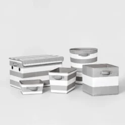 Large Rectangle Kids' Storage Striped Bin - Pillowfort™ -Baby Products Store GUEST ffba7162 489f 4be4 93c1 6a1844d32cab